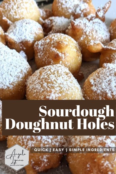 Sourdough Discard Doughnut Holes, Sourdough Doughnut Holes, Sourdough Discard Donut Holes, Sourdough Donut Holes, Sourdough Donut, Sourdough Donut Recipe, Easy Donut Holes, Yeast Pancakes, Sourdough Waffles