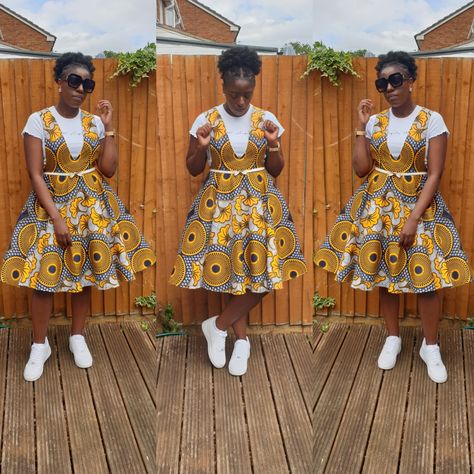 Pinafore Dress Outfit, Long Dress Patterns, Ankara Dresses, Ankara Dress, African Style, Pinafore Dress, Weeding, African Print, Dress Patterns