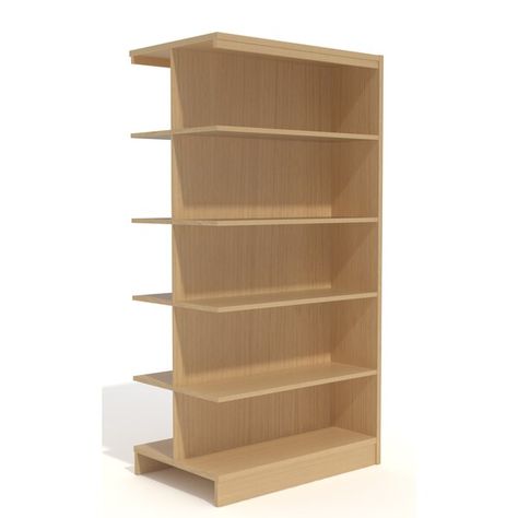 Palmieri Durecon Double Sided 10 Compartment Shelving Unit | Wayfair Double Sided Shelves, Double Sided Bookcase, White Wood Bookcase, Tidy Books, Cubby Bins, Stair Ideas, Bookcase Wood, Wood Shelving, Cube Unit