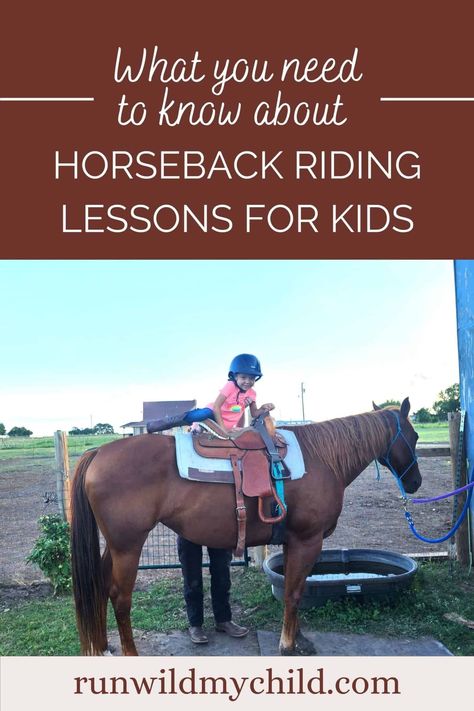 Everything you need to know about horseback riding lessons for kids, including what to wear/bring, how to find a great stable, different types of horseback riding explained, and so much more! #horsebackriding #horses #kidsandhorses #horsebackridinglessons #lessonsforkids #horsebackridinglessonsforkids #ridinglessonsforkids #outdoorkids #outdooractivities #kidsandnature #runwildmychild Kids Riding Horses, Horse Riding For Kids, Types Of Horseback Riding, Western Horse Riding, Horse Riding Lessons, Horseback Riding Lessons, Horse Lessons, Strongest Animal, Horseback Riding Outfits