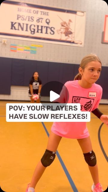 Fun Volleyball Drills For Practice, Fun Volleyball Games, Fast Reflexes, Kids Volleyball, Volleyball Skills, Volleyball Practice, Volleyball Workouts, Volleyball Training, Volleyball Drills