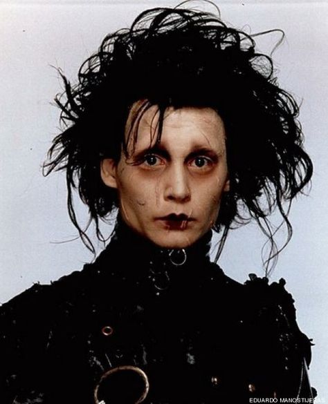 Johnny Depp Edward Scissorhands, Edward Scissor, Johnny Depp Characters, Photo Manga, جوني ديب, Scissors Hand, Tim Burton Characters, Baba Jaga, Johnny Depp Movies