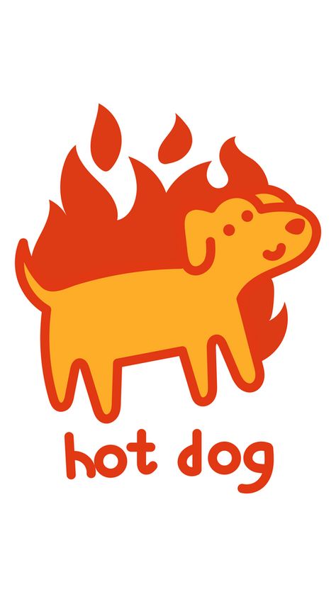 Are you ready for a hot got? We have a hot dog! We mean literally - this is a dog in a fire in our fanart Red Hot Dog Sticker. This picture is so hot that you can use it as a heater for your living... Hot Dog Sticker, School Hallway, Animals Stickers, School Hallways, Dog School, Diy Shirts, Living Place, Dog Sticker, Food Stickers