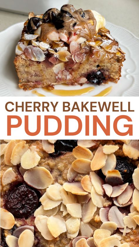 Bakewell Pudding, Bakewell Tarts, Raspberry Muffin Recipes, Low Calorie Baking, Baked Desserts, Cherry Bakewell, Protein Baking, Raspberry Muffins, Pumpkin Chocolate Chip Bread