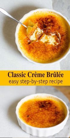 Creme Brulee Recipe Easy, Creme Brulee Recipe, Brulee Recipe, Blow Torch, Creme Brûlée, Fancy Desserts, Köstliche Desserts, Eat Dessert, Baklava