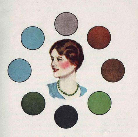 Simple 1930 Color Harmony Tool The Auburn-haired-girl Olive Skin Makeup, Colour Harmony, Lipstick Dark Red, Orange Lipstick, Things To Try, Red Colour Palette, Vintage Blog, Hair Do, Vintage Makeup