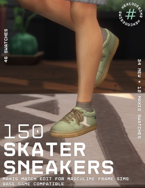 Sims 4 Cc Nike Blazers, Grunge Male Outfits, Skater Sneakers, Mod Shoes, Cc Patreon, Cc Sims4, Cc Shoes, Sims 4 Cc Shoes, Big Bud Press