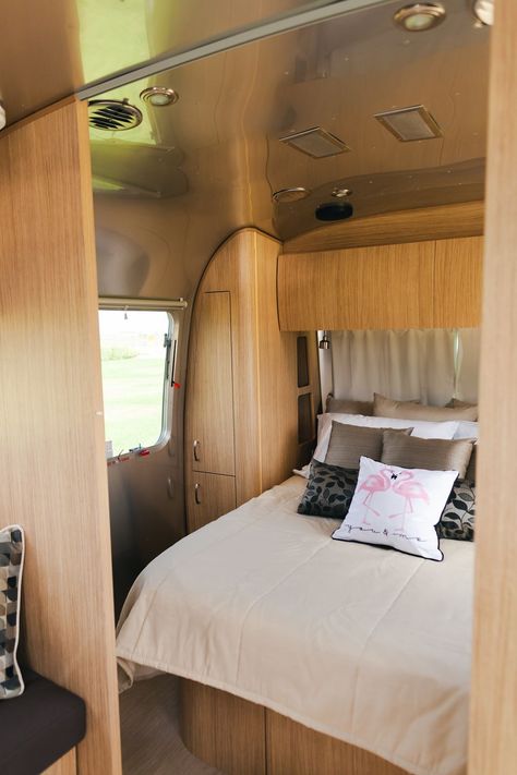 Airstream Rental in California | Southern California Airstream Rentals Airstream With Bunkbeds, Bedroom Bathroom Combo, Airstream Rental, Train Carriage, Airstream Flying Cloud, Air Stream, Rv Bedroom, Airstream Remodel, Bus Living