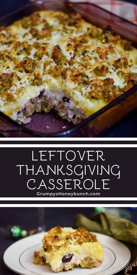 Leftover Thanksgiving Casserole, Thanksgiving Leftover Casserole, Leftover Thanksgiving Turkey Recipes, Thanksgiving Soups, Thanksgiving Casserole Recipes, Turkey Casserole Recipe, Leftover Turkey Casserole, Christmas Casserole, Thanksgiving Casserole