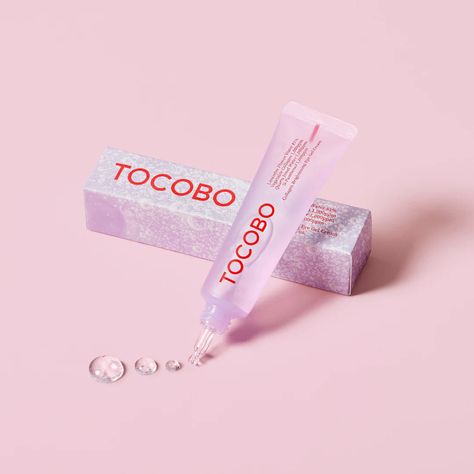 Tocobo - Collagen Brightening Eye Gel Cream, Eye Products Skin Care, Eye Cream Packaging, Retinol And Niacinamide, Serum Packaging, Korean Eye Cream, Jelly Crystals, Cosmetic Package, Vegan Collagen