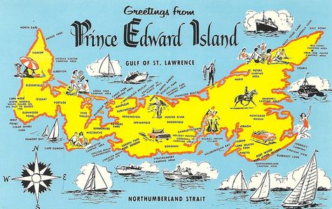 Canada - Prince Edward Island, Map | Flickr - Photo Sharing! Prince Edward Island Canada, O Canada, Island Map, Prince Edward Island, Anne Of Green, Prince Edward, Island Travel, Anne Of Green Gables, Green Gables