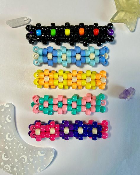 Get ready for spring blooms with my favorite item to make in my shop. These Flower Kandi cuffs are live in my shop. I’ll be adding more colors soon, so keep an eye out. And use code INSTA20 for 20% off your order. Comment what color combos you would like to see! . . . . . . . . #kandi #kandibracelet #plur #flower #etsy #product #forsale #smallbusiness #ponybeadbracelets #ponybeads #cute #spring Kandi Color Combos, Kandi Flower Cuff, Flower Kandi Cuff, Kandi Flower, Kandi Inspo, Diy Kandi Bracelets, Kandi Cuffs, Pony Bead Bracelets, Diy Kandi