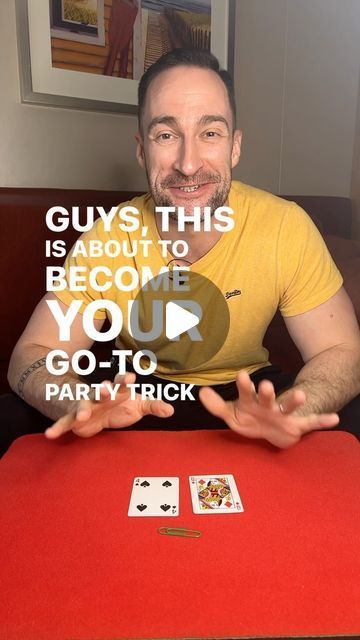 Matt McGurk - Illusionist on Instagram: "TUTORIAL: The BEST BAR BET EVER! Win some free drinks with this Awesome CARD trick!   ✅ Ready to take it up a notch? Want access to exclusive content? Hit Subscribe and start learning some UNBELIEVABLE magic!  ✅ New tricks & Techniques every Saturday - Exclusively for Subscription Members 😱  #magic #magictrick #cardtrick #cardmagic #tutorial" Card Tricks For Kids, Easy Magic Card Tricks, Magic Tricks For Beginners, Coin Magic Tricks, Funny Magic Tricks, Basement Garden, Magic Tricks Videos, Easy Card Tricks, Magic Tricks Tutorial