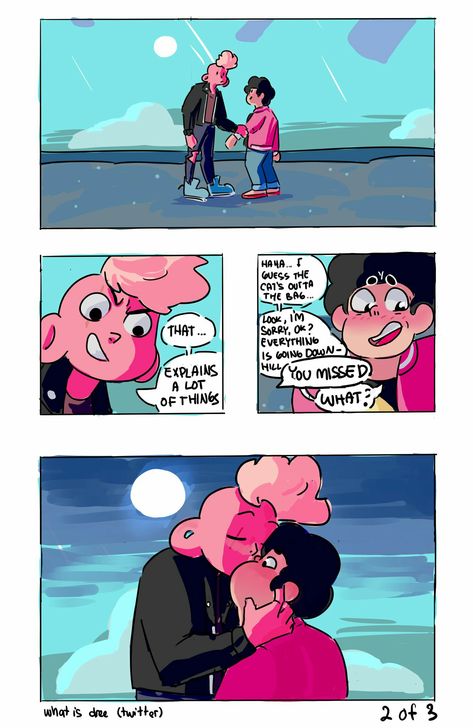 Cursed Steven Universe Ships, Lars X Steven, Steven X Lars, Steven X Pink Steven Ship, Steven X Pink Steven, Pink Lasagna, Su Comics, Pink Steven, Steven Universe Ships