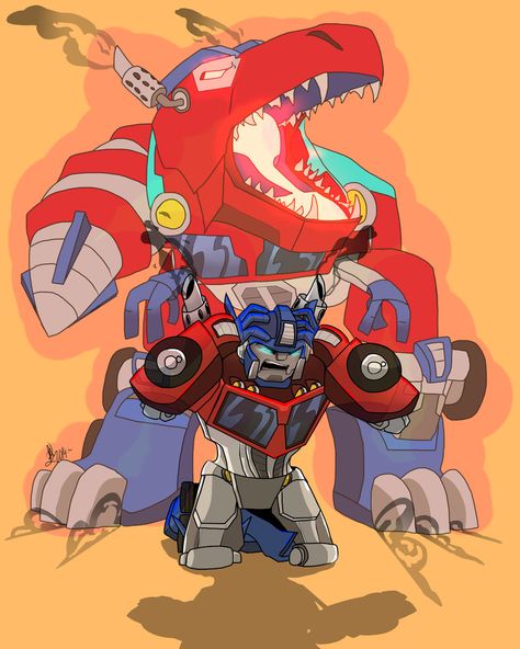 Optimus Rex rescue bots Optimus Primal, Transformers Rid, Orion Pax, Transformers Rescue Bots, Transformers Funny, Rescue Bots, Transformers Comic, Transformers Optimus, Transformers Optimus Prime