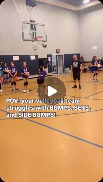 Hot Shots Volleyball | TRY THIS TODAY 🚨  *LIKE* THIS POST AND FOLLOW US FOR MORE!  FUNDAMENTAL WORK IS ALMOST ALWAYS THE RIGHT CHOICE!  THIS DRILL ⬇️  🔥 Player... | Instagram Volleyball Practice, Pe Games, Volleyball Drills, Coaching Volleyball, Volleyball Team, Hot Shots, The Net, Drills, Bump