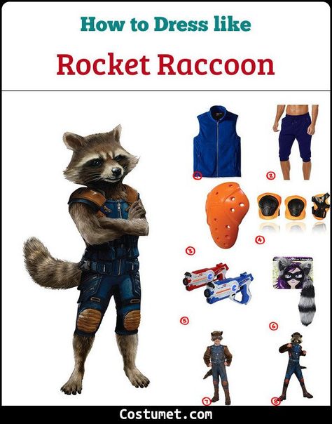 Rocket Costume Guardians Of The Galaxy, Guardians Of The Galaxy Family Costume, Rocket Racoon Costume, Guardians Of The Galaxy Disneybound, Guardian Of The Galaxy Costume, Yondu Costume, Raccoon Outfit, Guardians Of The Galaxy Costume, Raccoon Guardians Of The Galaxy