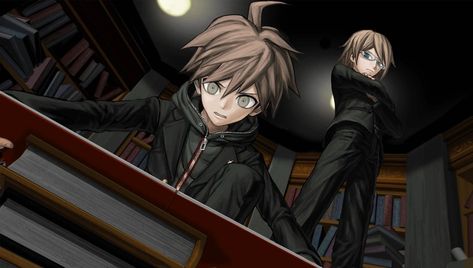 Byakuya Togami, Makoto Naegi, Danganronpa Trigger Happy Havoc, Danganronpa Game, Danganronpa Funny, Scene Background, Danganronpa 1, Danganronpa Memes, Trigger Happy Havoc