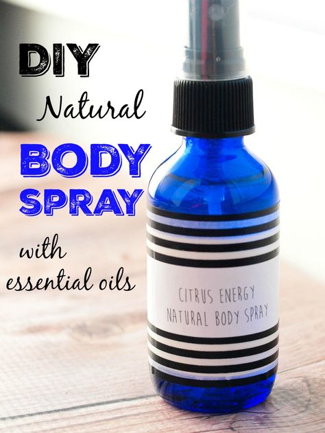 DIY Body Spray with Essential Oils - Happy Healthy Mama Body Spray Recipe, Diy Body Spray, Natural Body Spray, Essential Oil Perfumes Recipes, Perfume Recipes, Essential Oil Spray, Massage Oils, Diy Essentials, Diy Perfume