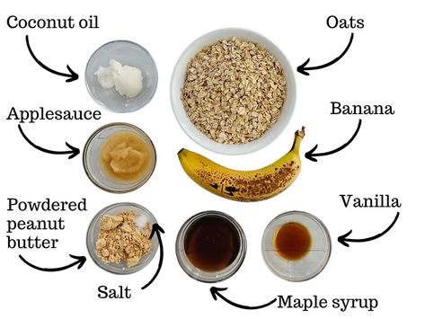 Healthy Apple Oatmeal Bars - Snacking in Sneakers Healthy Apple Oatmeal, Breakfast Bar Recipe, Breakfast Bars Healthy, Breakfast Bars Recipe, Apple Oatmeal, Peanut Butter Roll, A Healthy Breakfast, Peanut Butter Powder, Oatmeal Bars