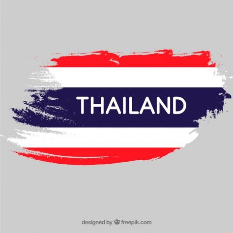 Download here free vectors, stock photos and PSD files of Thai Flag Thai Flag, Travel Symbols, Learn Thai Language, Flag Images, Thailand Flag, Thailand Tourism, Thailand Map, Learn Thai, Songkran Festival