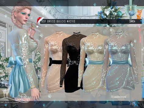 Los Sims 4 Mods, Cc Top, Ice Skating Outfit, Sims 4 Anime, Pelo Sims, Spring Cardigans, Ice Dresses, Ice Skating Dresses, Sims4 Clothes