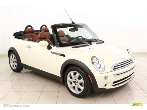 Pepper White 2007 Mini Cooper Convertible Sidewalk Edition Exterior Photo #65606870 Pink Mini Coopers, White Mini Cooper, 2007 Mini Cooper, Mini Cooper Convertible, Mini Copper, White Car, Car Hacks, Mini Cooper S, First Car