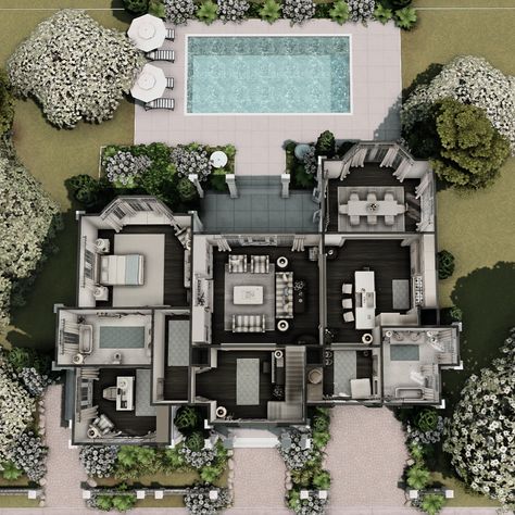 Amelie Sims 4 Oakenstead, Sims 4 50x40 House, 122 Hakim House Sims 4 Floorplan, 701 Zenview Sims 4, Sims 4 Hamptons House, Brindleton Bay House Sims 4, Sims 4 Family House Floor Plans, Sims 4 Houses Floor Plans, Sims 4 One Story House