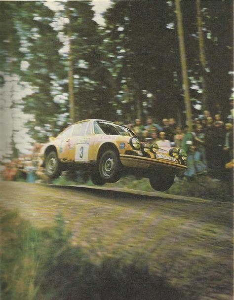 Porsche Rally, Rally Car Racing, Wheel In The Sky, Porsche Racing, Flying Car, Rally Racing, Rally Cars, Vintage Porsche, Classic Porsche