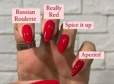 Red Polish On Dark Skin, Red Nails On Dark Skin Women, Red Nails Dark Skin, Red Nails On Dark Skin, Russian Nails, Minimalist Manicure, Nails 2016, Nail Board, Retro Nails