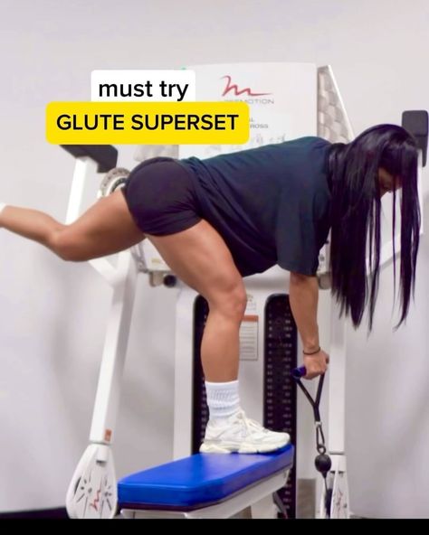 FitQueen by Anita Herbert | Here’s an awesome cable GLUTE superset from my current ‘Summer Shred’ challenge! Add this combo to your next lower body day! 1️⃣ cable... | Instagram Glute Superset, Anita Herbert, Lower Body, Cable, Instagram