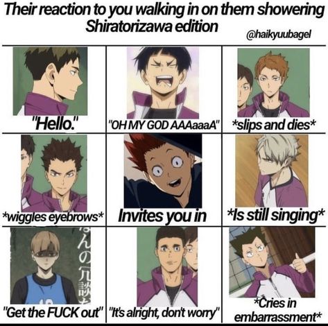 Semi Haikyuu, Haikyu Characters, All Out Anime, Haikyuu Meme, Haikyuu Karasuno, Volleyball Anime, Haikyuu Funny, Haikyuu Ships, Volley Ball