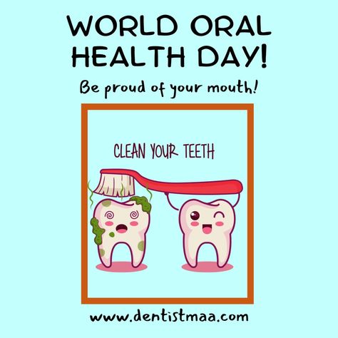 Be Proud of Your Mouth! World Oral Health Day is Celebrated every year on the 20th of March to spread awareness globally on how important it is to maintain a good oral hygiene and the benefits of maintaining good oral health. FDI celebrates the World oral Health Day, and there is a different theme for […] World Oral Health Day, Dental Social Media, Health Quiz, Dental Photography, Kids Teeth, Global Awareness, Dental Student, How To Prevent Cavities, Health Day