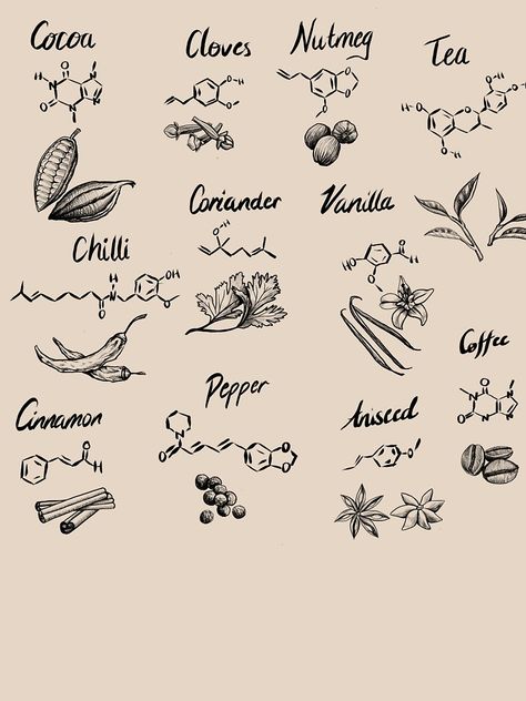 Food Tattoo Ideas Small, Chemistry Drawing Ideas, Food Science Aesthetic, Chemist Tattoo, Small Food Tattoos, Organic Chemistry Art, Food Tattoo Ideas, Chemistry Tattoo Ideas, Tato Naruto