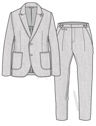 Menswear Technical Drawing, Suit Technical Drawing, 3 Piece Suit Men, Mens Tailored Suits, Terno Slim Fit, Fashion Sketches Men, Fashion Vector, Flat Pattern, Mens Fashion Illustration