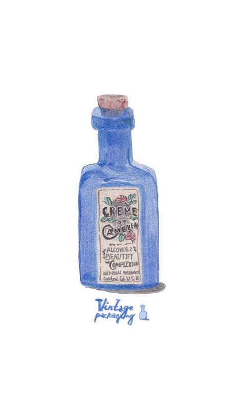 Watercolor Paris, Bottle Illustration, Grandma Aesthetic, Watercolor Pencil Art, French Illustration, Illustration Pencil, Color Pencil Illustration, Stickers Art, Design Stickers