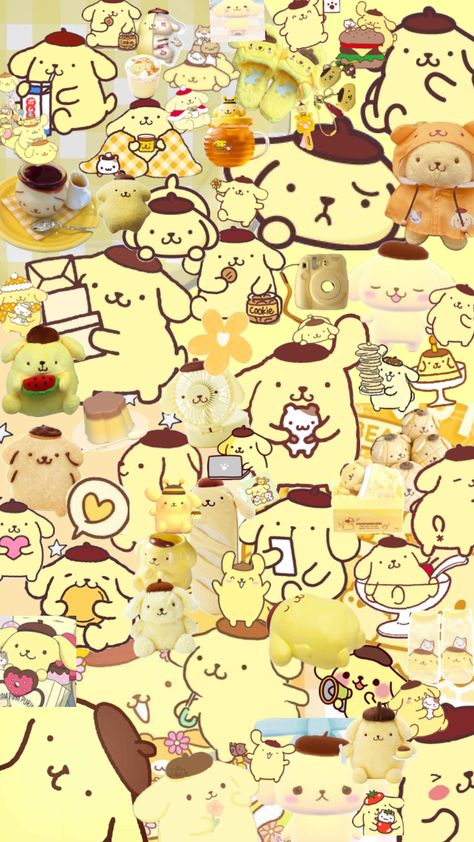 #pompompurin #sanrio #yellow #yellowaesthetic #wallpaper #cute #kawaii #sanriopompompurin #pompompurinwallpaper #cutewallpaper Wallpaper Cute Kawaii, Pompompurin Wallpaper, Sanrio Yellow, Pom Pom Purin, Money Wallpaper Iphone, Cute Home Screen Wallpaper, Hello Kitty Videos, Cute Home Screens, Blue Moon Photography