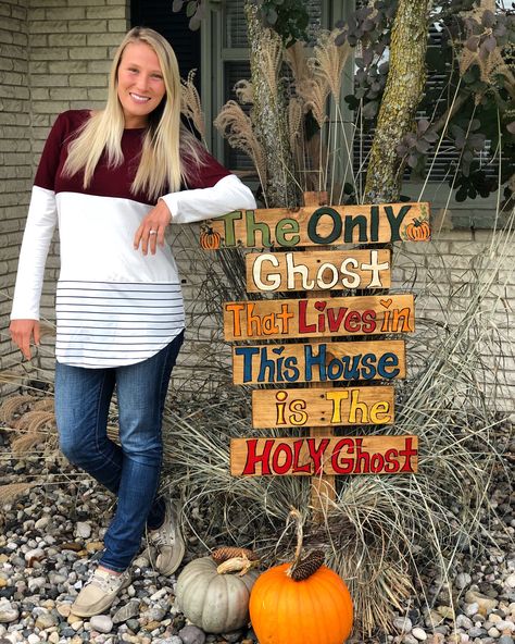 Christian Halloween Outdoor Decor, Catholic Halloween Decorations, Christian Halloween Decor, Catholic Halloween, Halloween Birdhouse, Harvest Theme, Fest Ideas, Halloween Party Activities, Christian Halloween