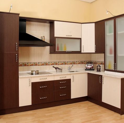 CHOCOLATE KITCHEN Kichan Partion Design, Chocolate Kitchen, Simple Kitchen Cabinets, Interior Kitchen Small, Kitchen Cabinets Pictures, Modular Kitchen Cabinets, Interior Dapur, Simple Kitchen Design, Kitchen Modular