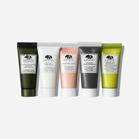 Origins Face Mask, Soothing Face Mask, Origins Skincare, Multi Masking, Tumeric Face Mask, Charcoal Mask, Face Mask Set, Skin Care Gifts, List Ideas