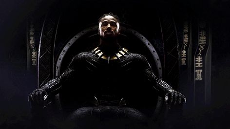 Animated gif uploaded by Věra. Find images and videos about gif, Marvel and black panther on We Heart It - the app to get lost in what you love. Black Panther Images, Black Panther 1, Marvel Gif, Black Power Art, Erik Killmonger, Black Panther Art, Michael B Jordan, Marvel Comics Wallpaper, Arte Cyberpunk