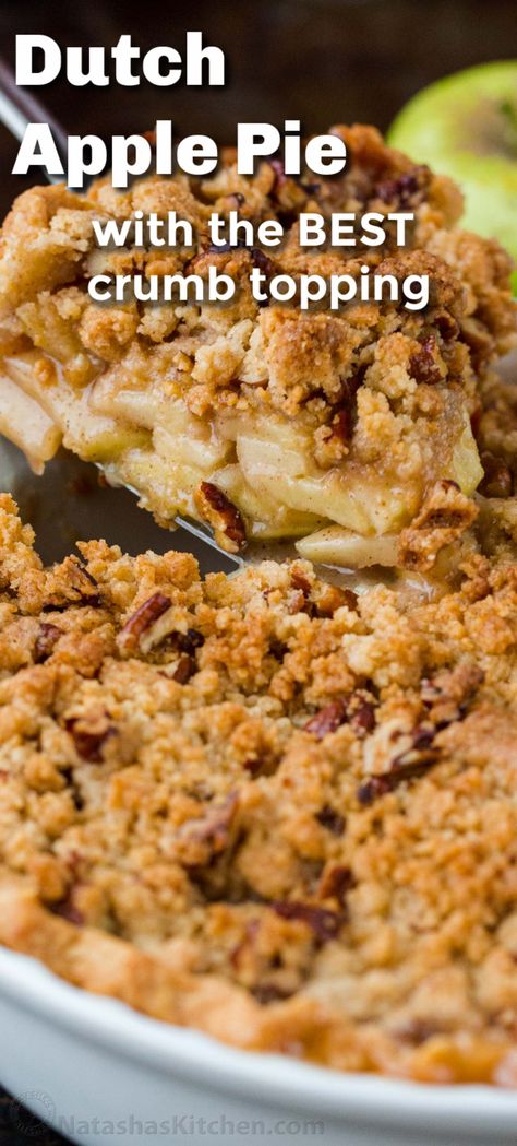 Best Apple Crumble Pie Recipe, Apple Pie Crumb Topping, Apple Pie Crumble Topping, Apple Pie With Crumb Topping, Homemade Crumble, Pie With Crumble Topping, Easy Apple Pie Recipe, Crumb Topping Recipe, Dutch Apple Pie Recipe