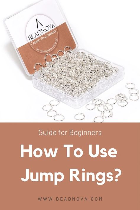 Jump Rings Jewelry, Jump Ring Jewelry Diy, Diy Jump Rings, Aluminum Wire Jewelry, Crystal Suncatchers Diy, Jump Ring Jewelry, Diy Jewelry Making Tutorials, Easy Jewelry, Ring Tutorial