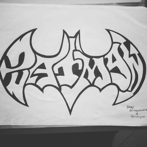 Batman Graffiti, Graffiti Style Art, Drawings Simple, Graffiti Styles, Art Drawings Simple, Style Art, Beautiful Images, Graffiti, Batman