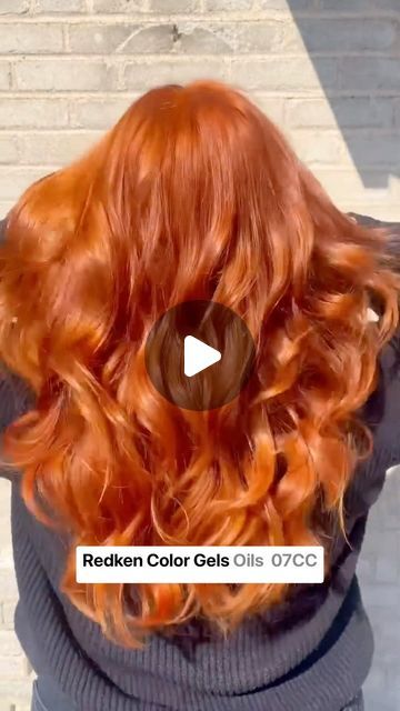 Redken on Instagram: "“I’ve made no secret that Color Gels Oils Clear is my superhero.
One of my favorite ways to shift my reds from brownout or to a brighter ginger is using permanent clear.” - @caitie.colors, Redken Educator

We couldn’t agree more. Look at that color ❤️‍🔥 

The #RedkenRecipe:
💛 Global lift: #ColorGelsOils + Clear + 30 vol 
🩷 Color Block Gloss: #ShadesEQ 09CR + 09GRo

Have you tried Color Gels Oils Clear? ⬇️" Redken Color Gels, My Superhero, Redken Hair Products, Hair Gloss, Redken Color, Hair Color Formulas, Ginger Hair Color, Hair Stuff, Ginger Hair