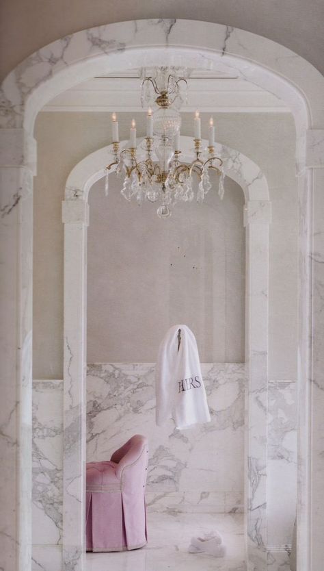 House Beautiful: Accent Grey | ZsaZsa Bellagio - Like No Other Wc Decoration, Marble Walls, Marble Arch, Marble Bath, Marble Bathroom, Bath Room, Marble Design, Bath Design, Beautiful Bathrooms