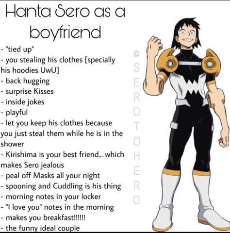 Spicy Headcanons Sero, Bnha Headcanons Sero, Sero Hanta As Your Boyfriend, Sero As Your Boyfriend, Anime As Your Boyfriend, Sero Hanta Headcanon Spicy, Mha As Boyfriend, Hanta Sero Headcanons, Mha Boys As Boyfriends