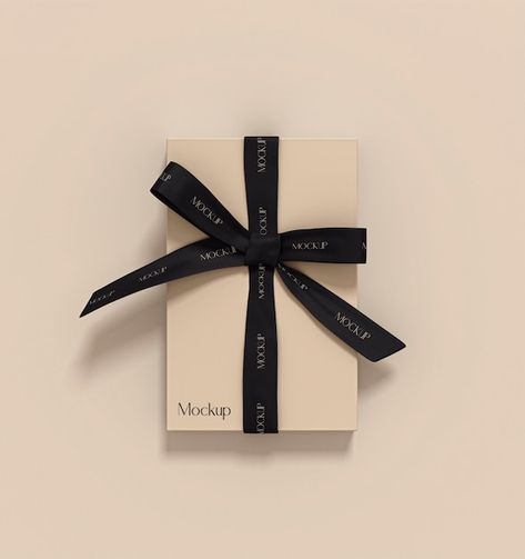 Soap Packaging Design, Jewelry Packaging Design, Ribbon Box, Fashion Packaging, Gift Ribbon, Psd Template Free, Soap Packaging, Notebook Gifts, Black Gift Boxes