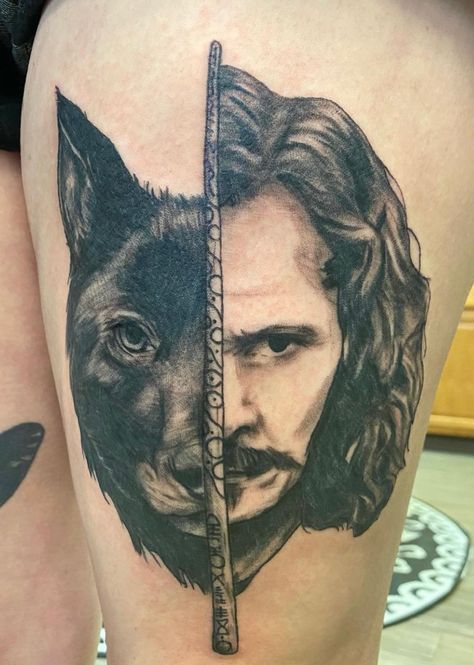 Sirius Black Tattoo, Tattoo Harry Potter, Harry Potter Day, Potter Tattoo, Harry Potter Tattoos, Harry Potter Tattoo, Tattoo Now, Black Tattoo, Gary Oldman