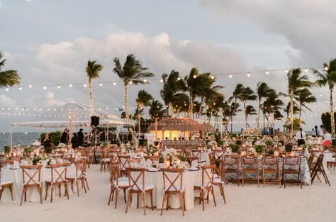 Trs Coral Hotel Cancun Wedding, Punta Cana Wedding Ideas, Black Tie Beach Wedding, Bridesmaid Dress Beach, Beach Wedding Setup, Caribbean Beach Wedding, Aruba Wedding, Outdoor Beach Wedding, Islamorada Wedding